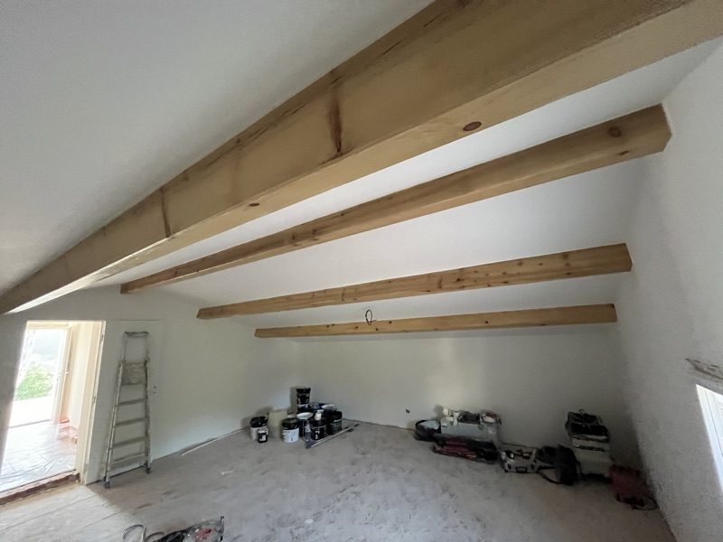 Chantier de reconstruction et gros œuvre réalisé par HMC